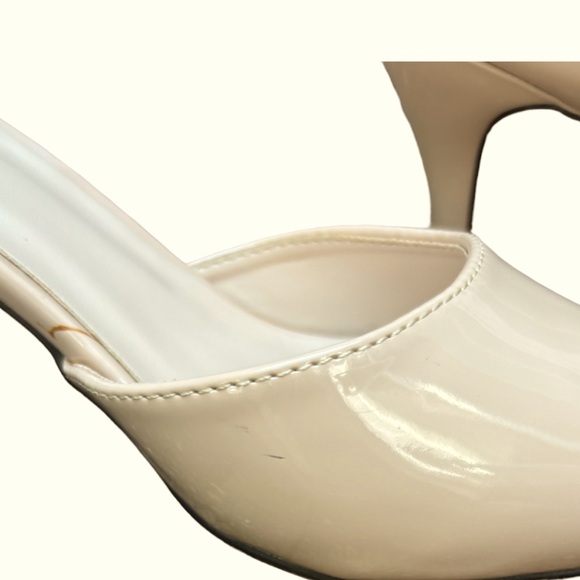 N by Nicole Miller Women’s 8 NM Carty Beige Stiletto Heels with Ankle Strap - Picture 10 of 11